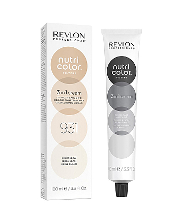 Revlon Professional Nutri Color Filters - Прямой краситель без аммиака, оттенок 931 Светло-бежевый, 100 мл - hairs-russia.ru